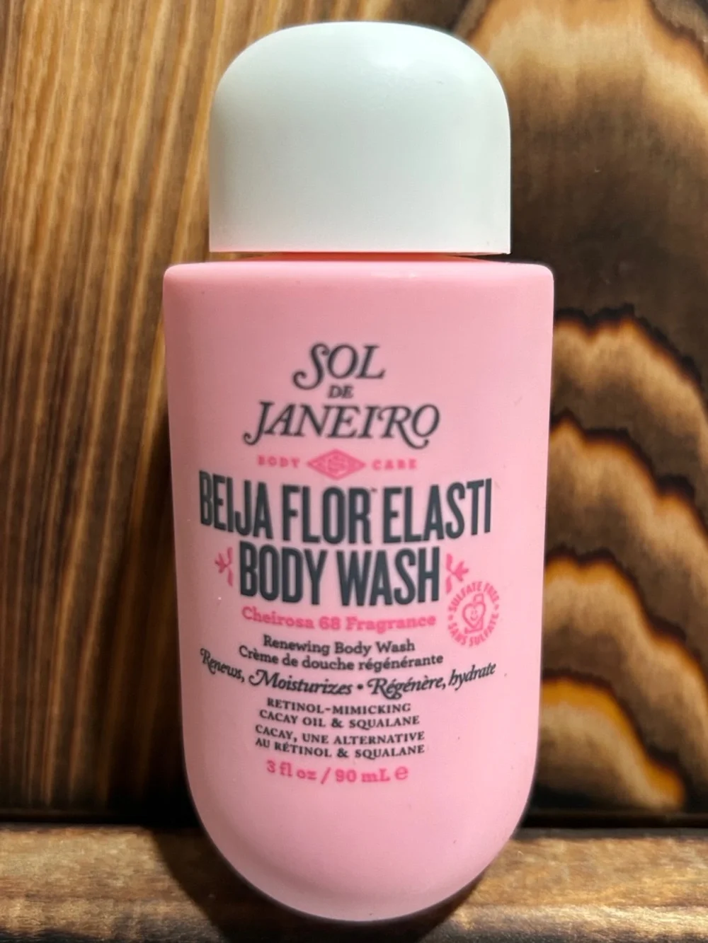 Sol de Janeiro Pink Beija Flor Elasti Body Wash Travel Size